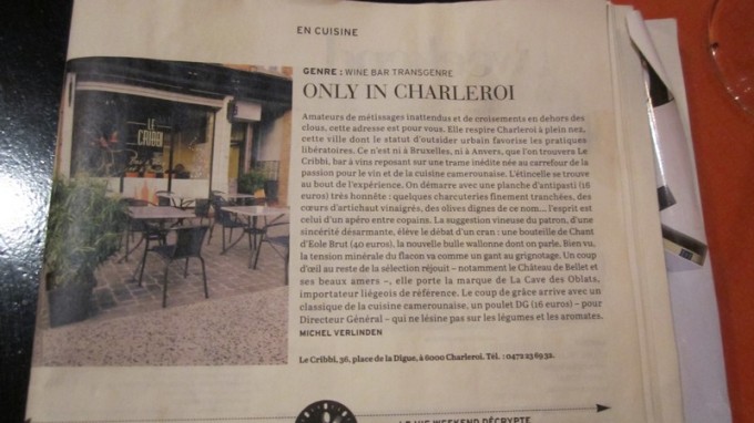 Charleroi - Kribi_newspaper_wp