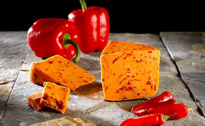 Cheese_red leicester with chilli and peppers_wp