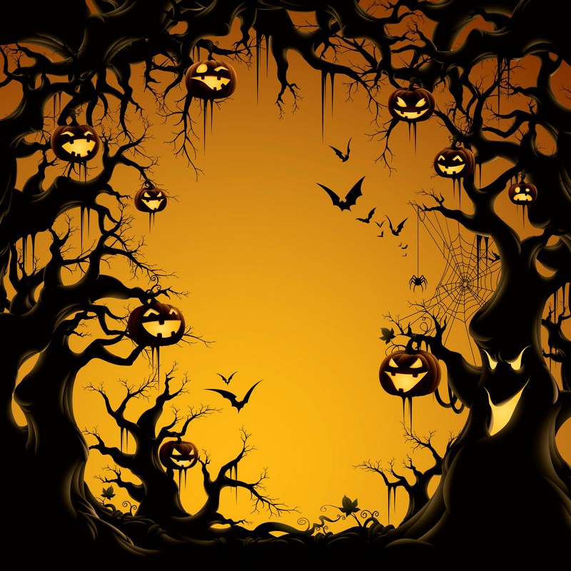 Dimanche Halloween_arbres-citrouilles_wp