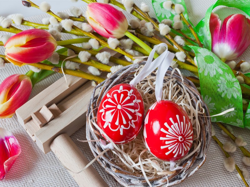 Easter Eggs_oeufs-rouges-tulipes_wp