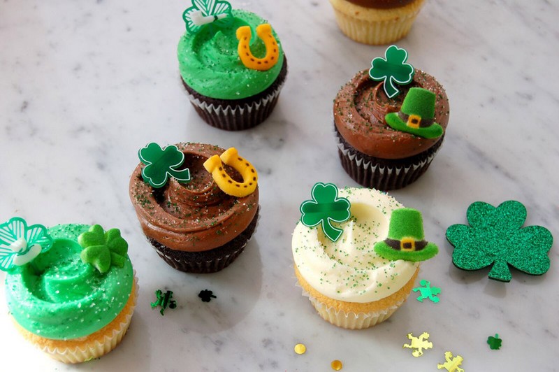 Les spécialités culinaires de la Saint-Patrick_cupcakes_wp