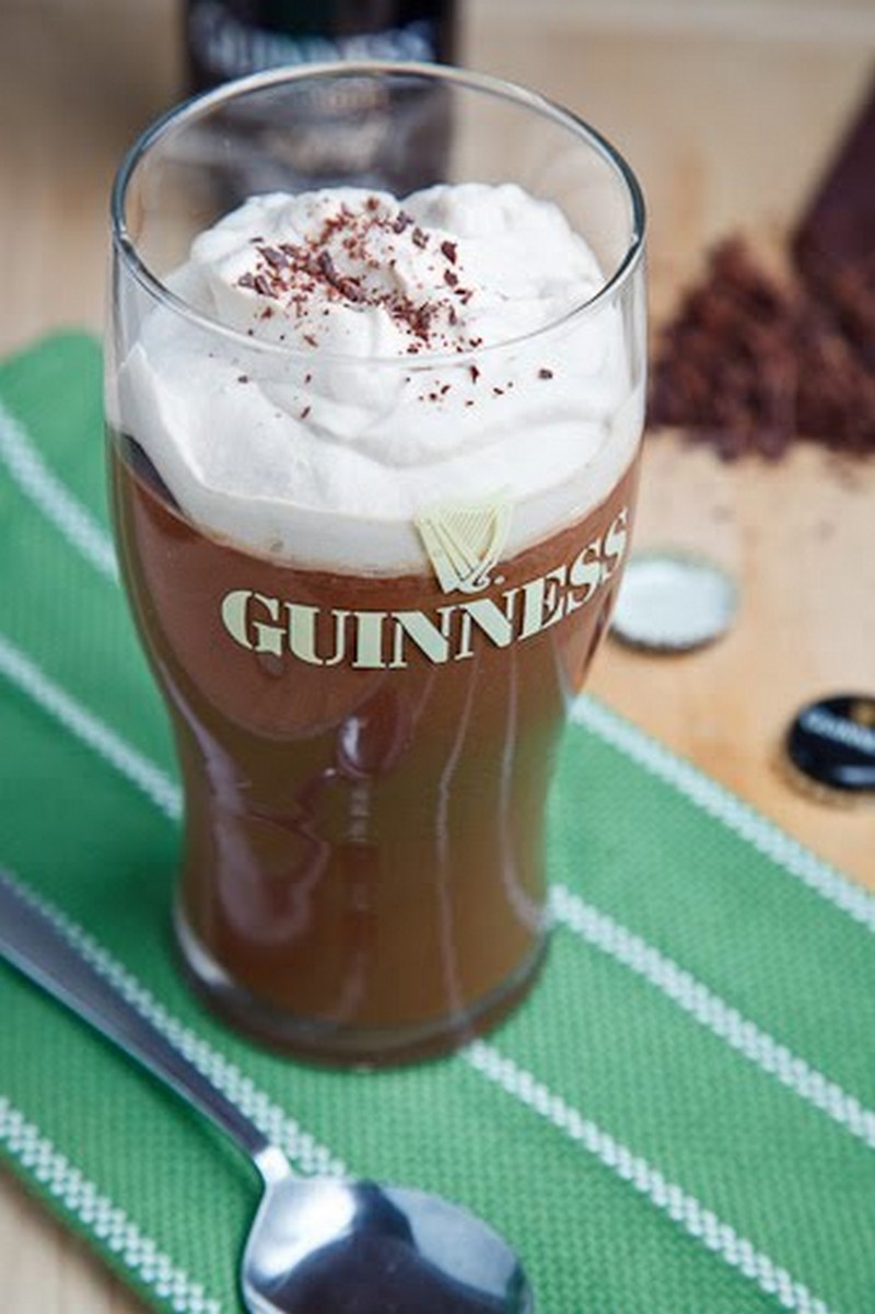 Les spécialités culinaires de la Saint-Patrick_guinness-chocolate-pudding_wp