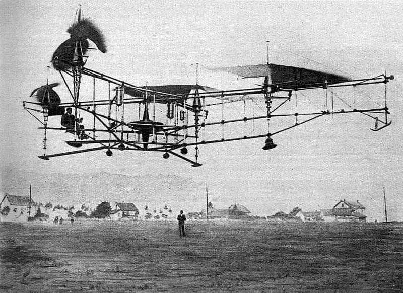 18 février 1921_1er-décollage-hélicoptère-Étienne-Œhmichen-fr_wp