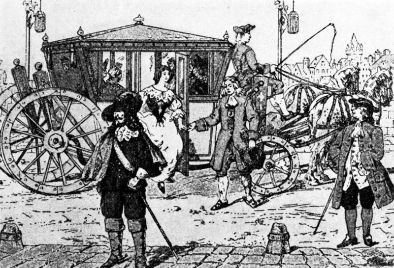 16 mars 1662_1er-transport-commun-carrosse-paris-fr_wp
