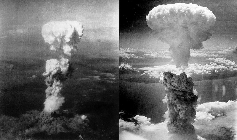 9 août 1945_japon-hiroshima-6-août-nagasaki-champignons-atomiques_wp