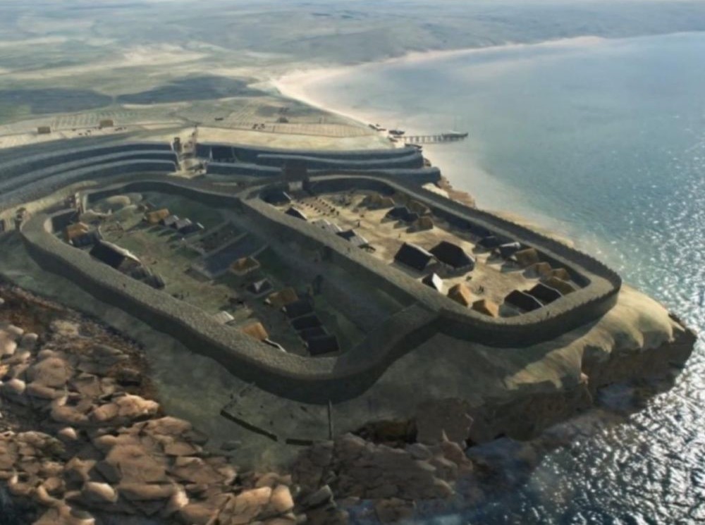 Le fort de Burghead_le-plus-vaste-complexe-picte-réalisé-en-3D-nord-écosse_wp