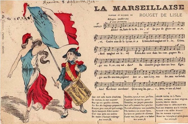 14 juilllet 1795_adoption-hymne-national-la-marseillaise-fr_wp