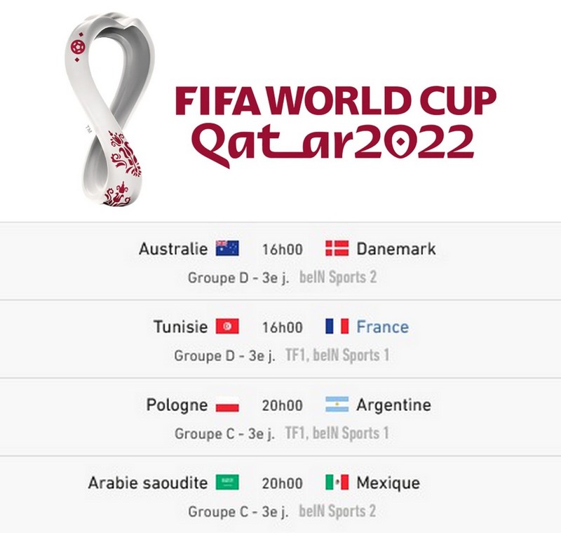 Coupe du monde de football 2022 - rencontres du 30 novembre_wp